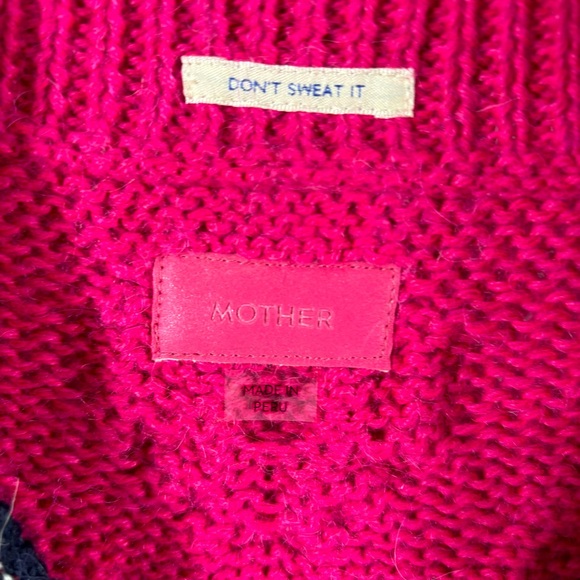 Mother The Mockneck Jumper Crop Sweater Some Bright Someday NWT XS Large - Picture 5 of 9